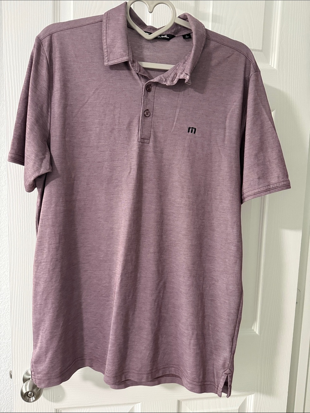 Travis Mathew Men's Dusty Mauve Polo